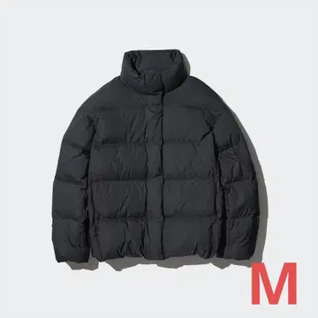 유니클로 파우더 소프트 다운 자켓 2024 모델 블랙 M
