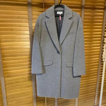 PLST 그레이 체스터 코트