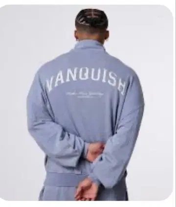 vanquish fitness 하프 지퍼 맨투맨