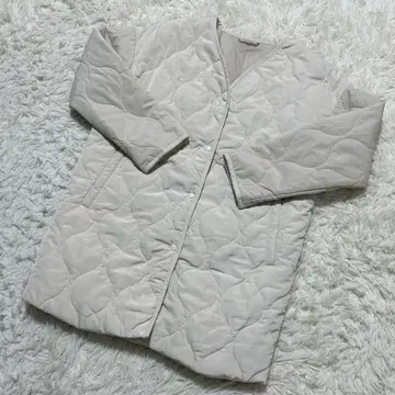 [ c6993 ] GU 퀼팅 자켓 긴팔 베이지