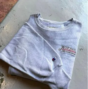 Champion 프리미엄 리버스 위브 자수 로고 맨투맨