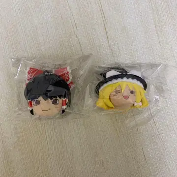 천천히 즐겨줘 입체 러버 마스코트 마리사 레이무