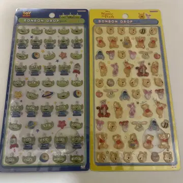 디즈니 모자 꽁지 드롭 씰 미니 푸우 에이리언