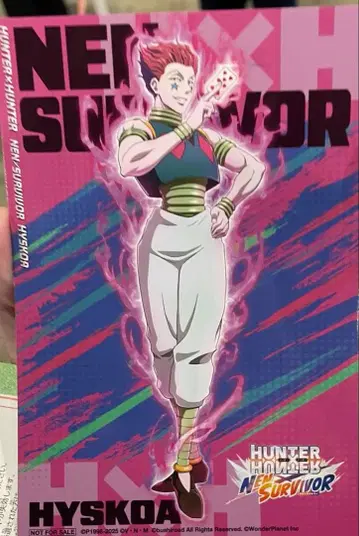 점페스 2026 HUNTER x HUNTER 히소카 엽서