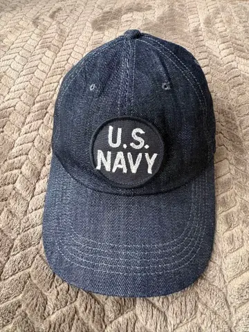 UES U.S. NAVY 웨스 데님 캡 L 사이즈