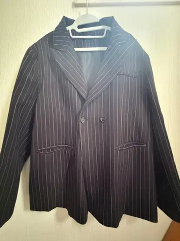 SHAGGIE 테일러드 자켓 F 사이즈 스트라이프