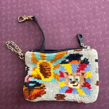 FEILER 러브러리 페이러 레트로 뮤직 키 & 카드 파우치