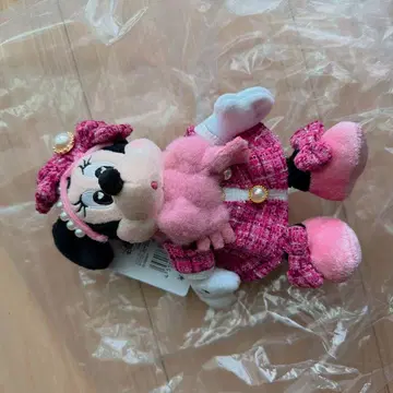 [택 포함 새상품] 미니 디즈니 스토어 트위드 키체인