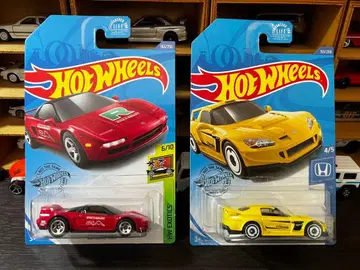 Hot Wheels 미니카 세트 빨간색과 노랑