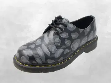 닥터마틴 디스토티드 레오파드 무늬 스무스 가죽 신발