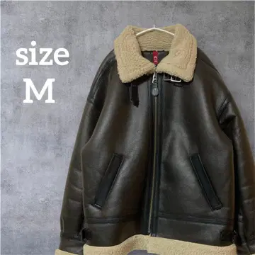 새상품급 알파인더스트리 무스탕 자켓 플라이트 자켓 B-3