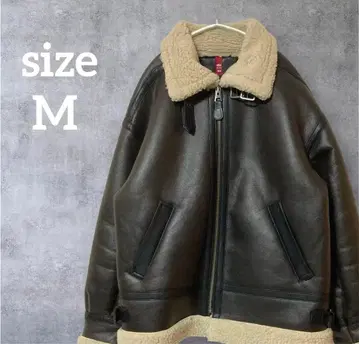 새상품급 알파인더스트리 무스탕 자켓 플라이트 자켓 B-3