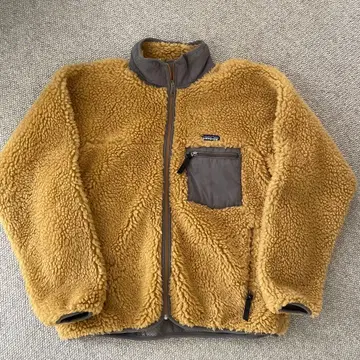 PATAGONIA 레트로 가디건 골드