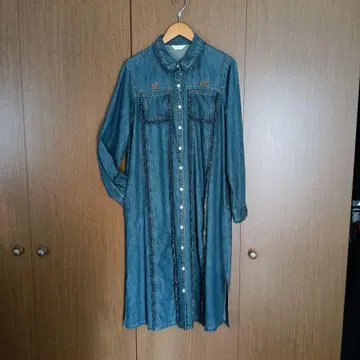 PINK HOUSE 데님 셔츠 원피스