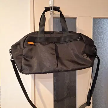 블랙 미니 보스턴 백 나일론제