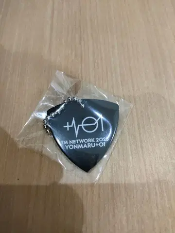 [미사용 새상품] TM NETWORK 기타 피크 키링