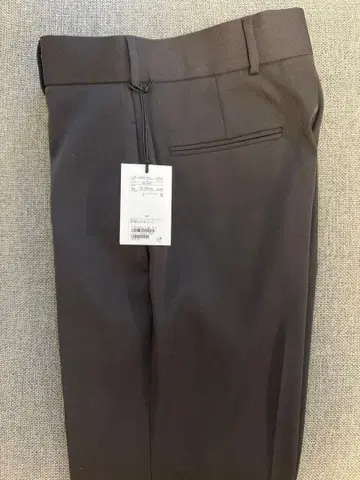 다크 그레이 와이드 슬랙스 S 사이즈