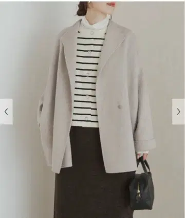 택 포함 새상품 울 리버 미들 가운 코트 어반 리서치 도어스