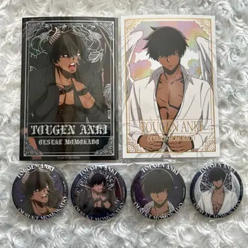 도원암귀 파보테리아 천사와 악마 모모츠노 사쿠스케 캔뱃지 특전