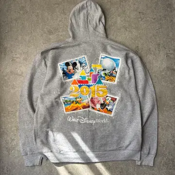 월트 디즈니 월드 2015 집업 후드티 L