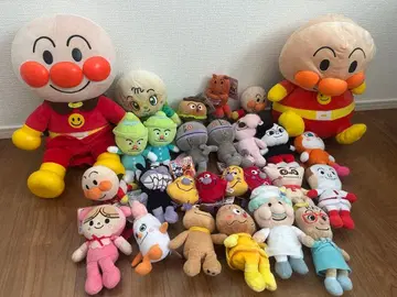 말하는 호빵맨 봉제 인형 세트 25개