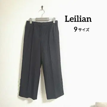 미사용 Leilian 레리안 밑단 버튼 디자인 팬츠