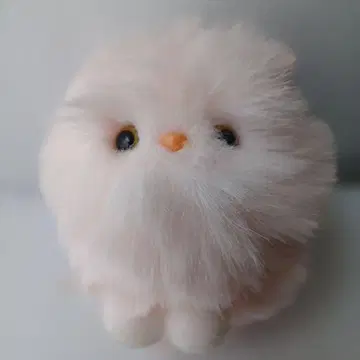 포유 고양이 봉제 인형 네코만마루 고양이 레트로 당시 물품 핑크