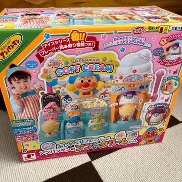 [ 박스 있음 ] 호빵맨 오샤베리 플레이버 소프트 아이스크림 가게