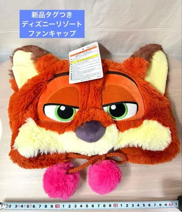 닉 주토피아 팬캡 모자 디즈니 리조트 여우