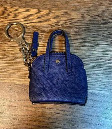 케이트 스페이드 미니 핸드백형 키링 네이비