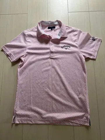 Callaway 핑크 별 패턴 M 사이즈 셔츠