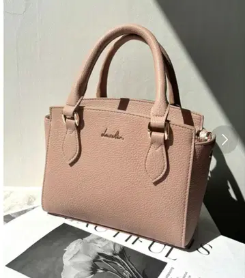 미개봉 새상품 dazzlin 핑크 베이지 핸드백 & 지갑 세트