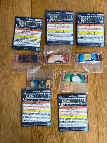 제일복권 지크 액스 G상 아크릴 참 5종 세트