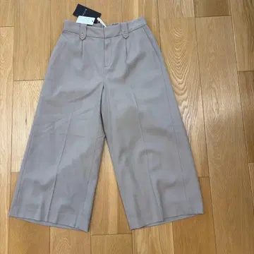 리플렉트 크롭 와이드 팬츠 9호 그레이지