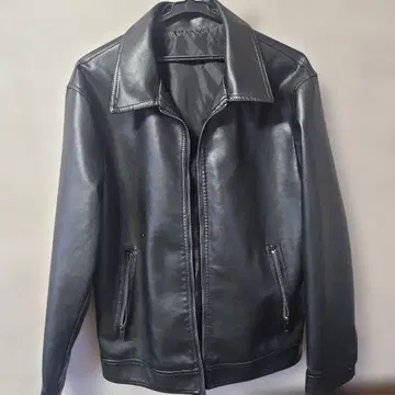 블랙 가죽 자켓 싱글 라이더 인조 가죽