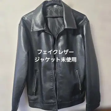 블랙 가죽 자켓 싱글 라이더 인조 가죽