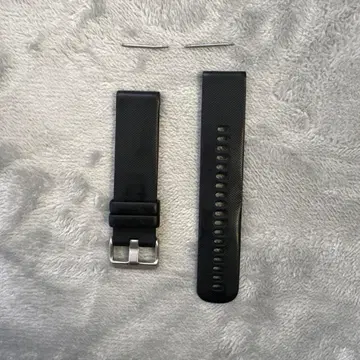 모렐라토 블랙 고무 벨트 시계용 22mm