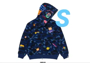 COLOR CAMO RELAXED FIT FULL ZIP HOODIE