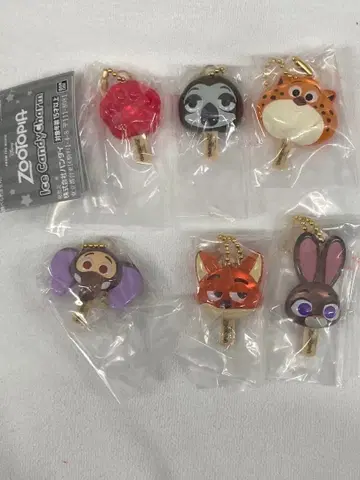 주토피아 아이스캔디 참 전6종 컴플리트 메루카리 택배 발송