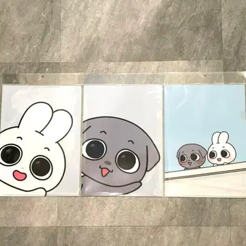 Kkamung&Angto 카문과 앙토 클리어 파일 3종 세트