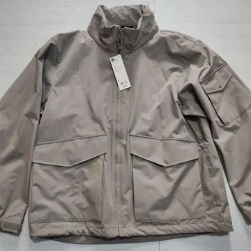 GU 윈드프루프 스탠드 칼라 블루종 (353084) 라이트 그레이 S