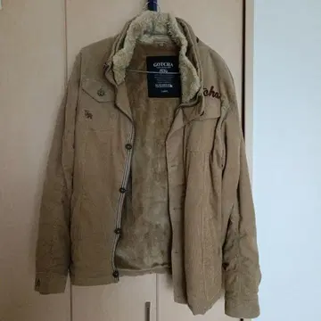 GOTCHA 플리스 자켓 베이지