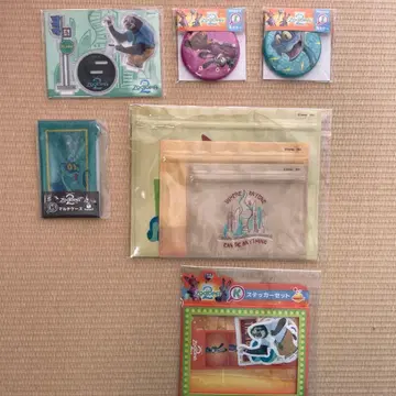 주토피아 HAPPY 복권 캔 거울 지퍼 백 아크릴 스탠드