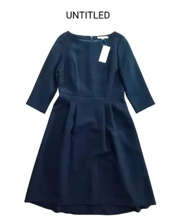 택 포함 새상품 정가 3만 정도 UNTITLED 사이드 턱 원피스
