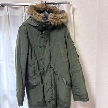 올리브 그린 밀리터리 자켓