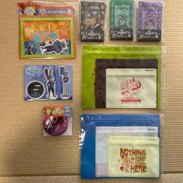 주토피아 HAPPY 복권 캔 거울 지퍼 백 아크릴 스탠드