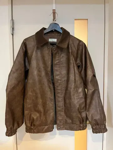 CIAOPANIC TYPY 옷깃 코듀로이 빈티지 페이크 레더 자켓