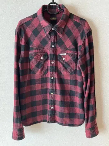 플랫 헤드 체크 플란넬 셔츠 FLATHEAD