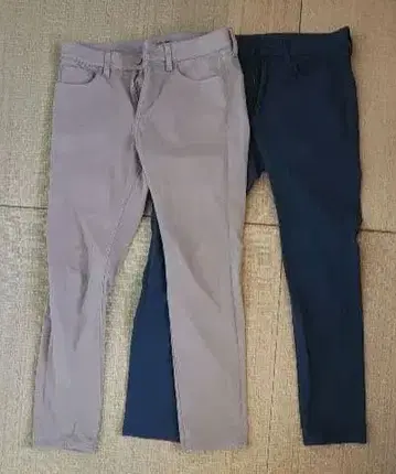 GLOBAL WORK 슬림핏 팬츠 2색 세트