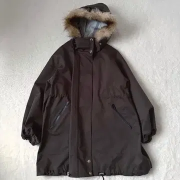 새상품급 매킨토시 SKYE PARKA 모즈 코트 퍼 올리브 4